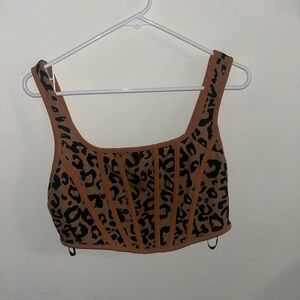 Leopard Print Women's Top